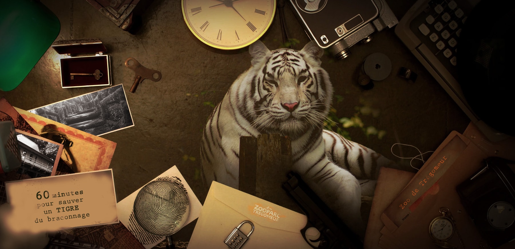 Escape Game Une Saison Au Zoo Billetterie - Zoo parc de Tregomeur : proche St Brieuc en Bretagne